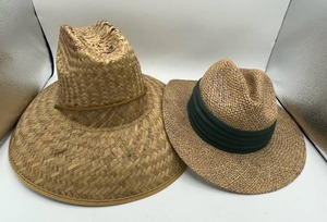 lot 161 image: Vintage Straw Hats Lot