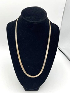 lot 177 image: STG Stamped Sterling Silver Necklace (11.6 grams total weight)