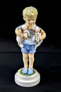 lot 285 image: Mondays Child is Fair of Face Figurine by Royal Worcester China