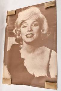 lot 19 image: Double Sided German Unvergessene KinostarsUnforgotten Movie Stars Marilyn Monroe Poster