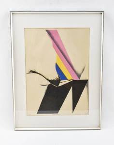 lot 34 image: Hideo Yoshihara North-Northwest Lithograph