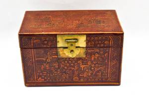 lot 188 image: Vintage East Asian Painted Box