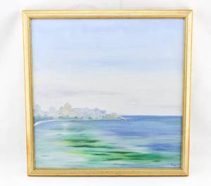 lot 277 image: Peaceful Moment Oil Painting Signed Jan