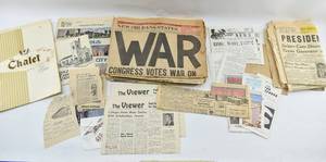 lot 230 image: Large Group of Vintage Ephemera