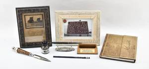 lot 177 image: Group of Abraham Lincoln & John Berry Memorabilia