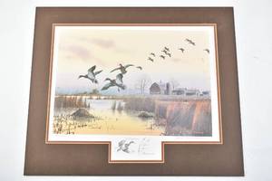 lot 210 image: The Sundowners Print Signed Jerry Raedeke