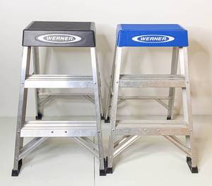 lot 283 image: 2 Werner Two Step Ladders