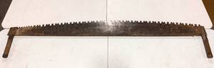 lot 249 image: Vintage Large Two Person Crosscut Saw