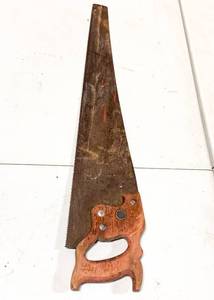 lot 247 image: Vintage Warranted Superior Hand Saw