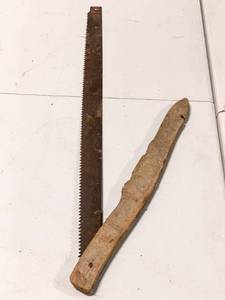 lot 246 image: Vintage Folding Hand Saw