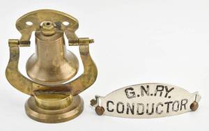 lot 300 image: 2 Novelty Train Souvenirs