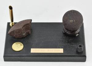 lot 169 image: Pen Rest Featuring Artifacts from the Siege of Vicksburg
