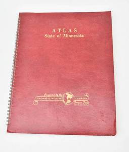 lot 223 image: Vintage Minnesota Atlas 1971