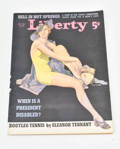 lot 227 image: Vintage Liberty Magazine July 1939