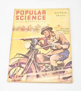 lot 228 image: Vintage Popular Science Magazine October 1931