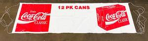 lot 122 image: Large Coca-Cola Vinyl Advertisement Banner