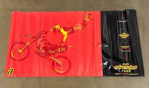 lot 307 image: Promotional Sobe Adrenaline Rush Vinyl Banner