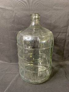 lot 293 image: Large Textured 3 Gallon Glass Jug
