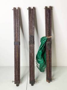 lot 139 image: Set of 3 Vintage Tripod Legs