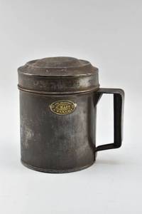 lot 137 image: Vintage J. Mast Paris Pewter Covered Jug