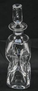 lot 40 image: Magnor Norway Klunkeflaske Style Clear Glass Decanter