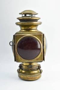 lot 111 image: Vintage Railroad Lamp or Lantern