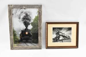 lot 298 image: 2 Train Locomotive Photos