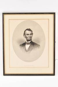 lot 179 image: Antique Lincoln Engraving by John A. ONeill
