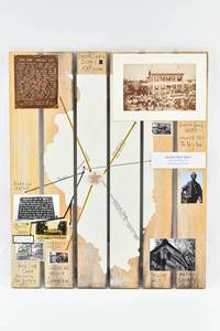 lot 173 image: Lincoln Land in Illinois Map Guide Mixed Media on Wood