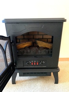 lot 26 image: Free-standing Electric Fireplace