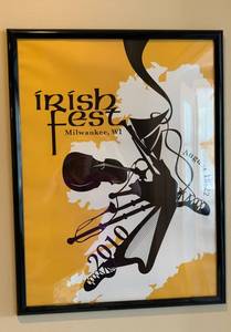 lot 65 image: Set of 12 Framed Irish Fest  Posters