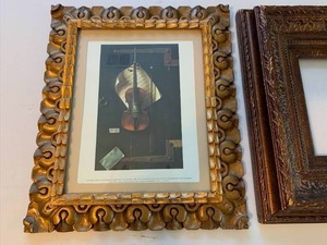 lot 69 image: 3 Antique Wood Frames