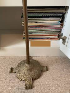 lot 135 image: Brass Music Stand and Books