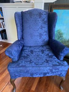 lot 169 image: Set of Twin Wingback Chairs
