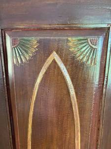 lot 188 image: Handcarved Vintage Cabinet