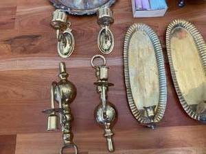 lot 206 image: Brass and Silver Items