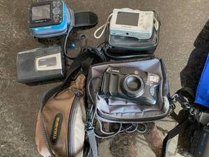 lot 229 image: Assorted Cameras including Sony Camcorder