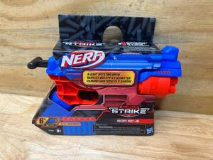 lot 35 image: NERF Alpha Strike 6 Dart Rotating Drum Nerf Gun