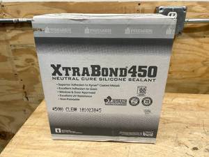 lot 28 image: PREMIER BUILDING SOLUTIONS Case of Xtra Bond 450 Neutral Cure Silicone Sealant- Clear (24 tubes)
