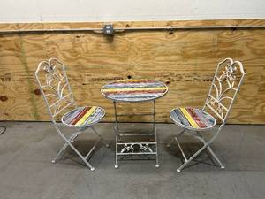 lot 9 image: ALPINE Bistro Set, Multicolor