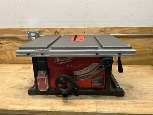 lot 77 image: MILWAUKEE M18 FUEL ONE-KEY 18-Volt Lithium-Ion Brushless Cordless 8-14 in. Table Saw (Tool-Only)