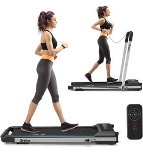 lot 16 image: REDLIRO Under Desk Treadmill 2 in 1 Walking Pad, Portable, Folding, Electric, Motorized, Walking and Jogging Machine with Remote Control for Home and Office Workout