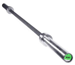 lot 67 image: CAP Barbell The Beast (New Version) - BlackChrome, No Center Knurl