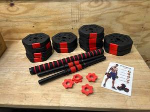 lot 82 image: HEX Adjustable Weight Set
