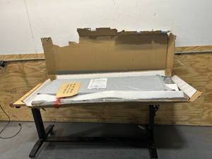 lot 84 image: ROCKPOINT Stainless Steel Table for Prep & Work 60x24 Inches, NSF Metal Commercial Kitchen Heavy Duty Table with Adjustable Under Shelf and Table Foot for Restaurant, Home and Hotel