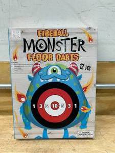 lot 92 image: Fireball Monster Floor Darts
