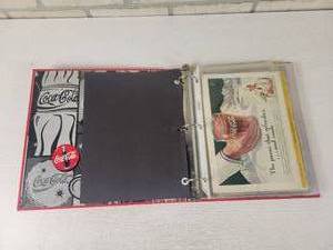 lot 128 image: Binder of Vintage Coca-Cola Ads - From the 1930s up to the 1960s