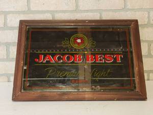 lot 156 image: Vintage Jacob Best Premium Light Beer MirrorLight