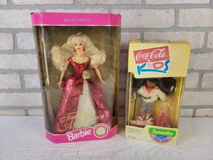 lot 231 image: Target Anniversary Barbie and ERTL Coca-Cola Kids Doll