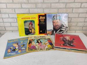 lot 232 image: Collection of 33 RPM Records - Willie Nelson, Glen Campbell, Whoopee John, Waylon Jennings, John Denver and More